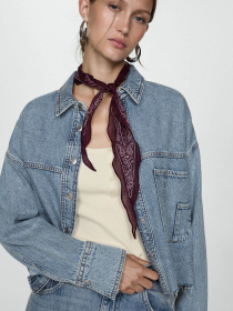 Джинсовая куртка MANGO модель 77054016_TM Фото