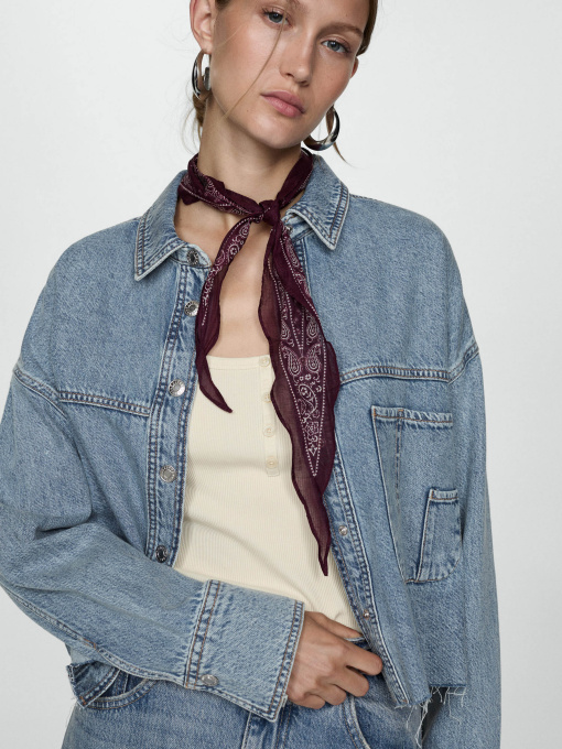 Джинсова куртка MANGO модель 77054016_TM Фото