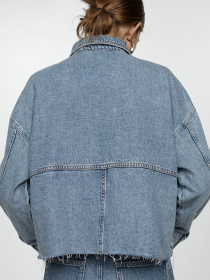 Джинсовая куртка MANGO модель 77054016_TM Джинсовая куртка MANGO модель 77054016_TM Фото