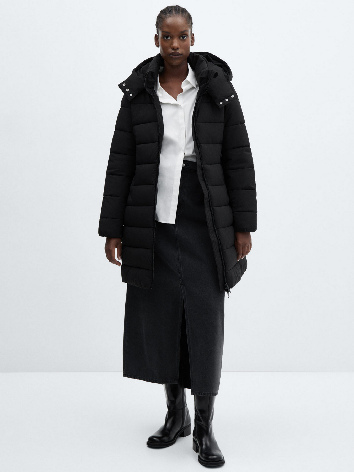 Зимова куртка MANGO Bego модель 57038267_99 Фото