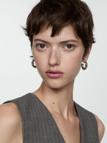 Жилет классический MANGO модель 77054766_92 Фото