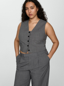 Жилет классический MANGO модель 77054766_92 Фото