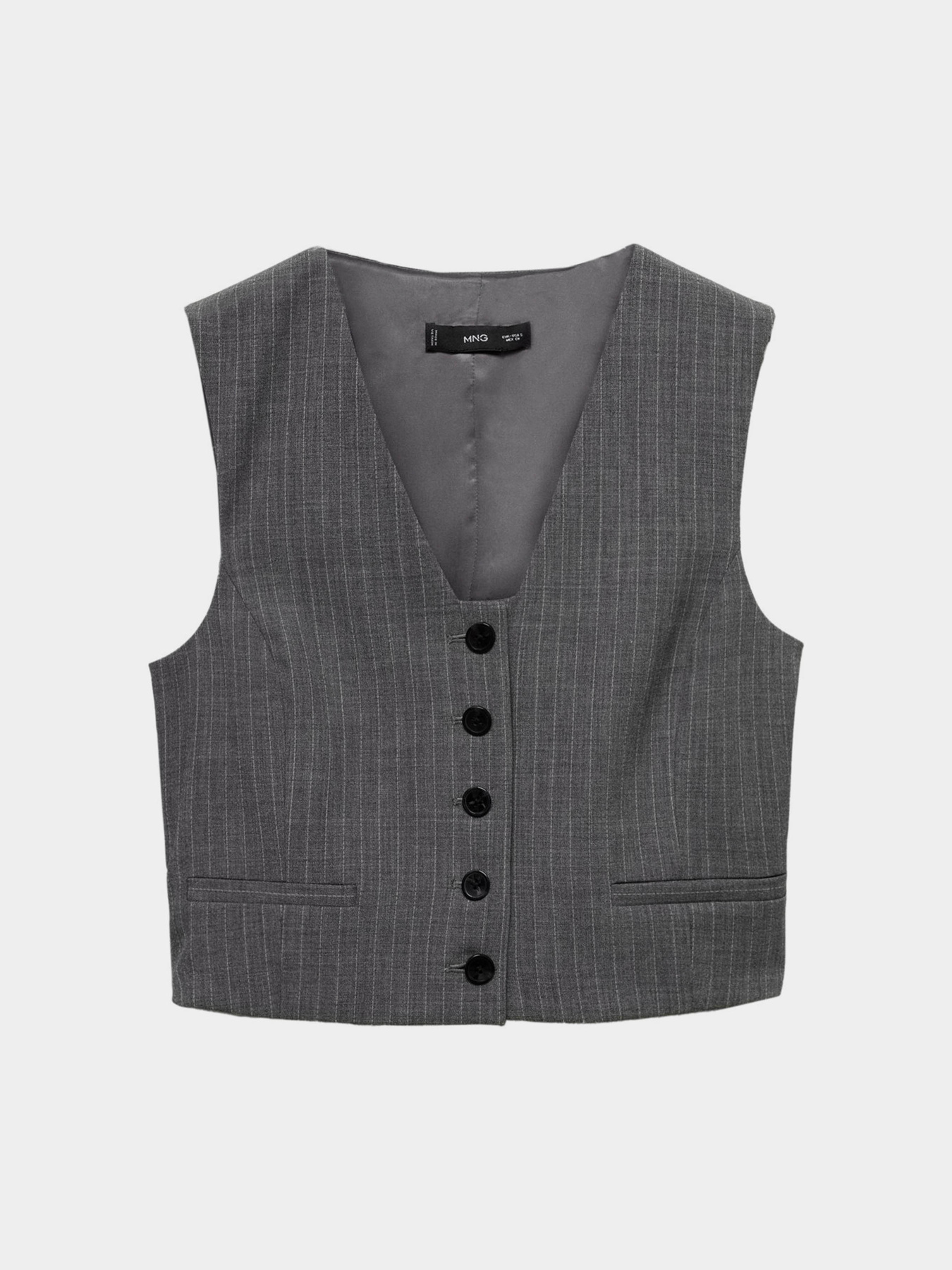Классический жилет MANGO модель 77054766_92 Фото