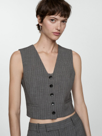 Классический жилет MANGO модель 77054766_92 Фото