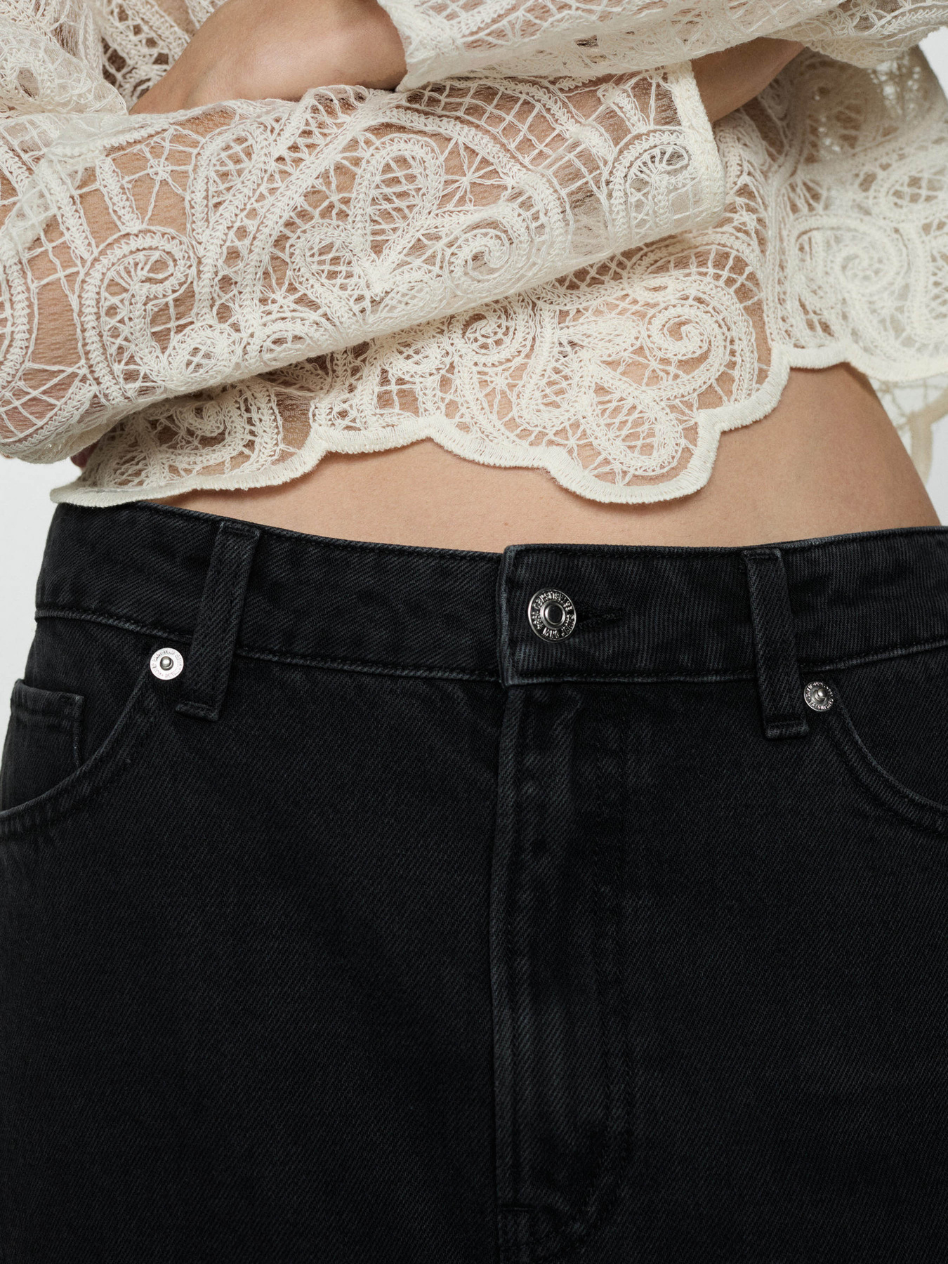 Джинсова спідниця MANGO модель 77054786_TN Фото