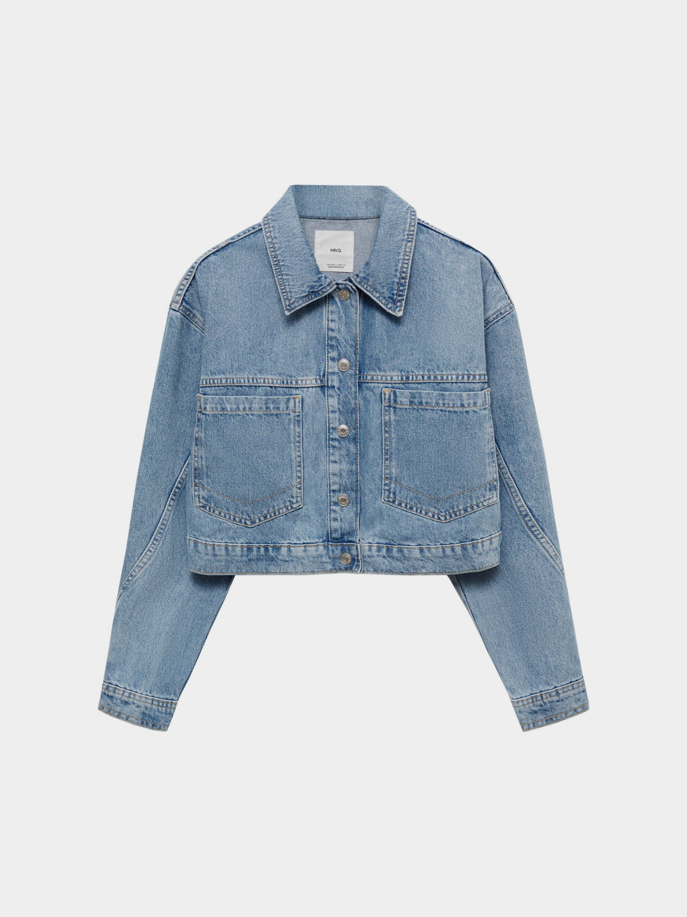 Джинсовая куртка MANGO модель 77060355_TM Фото