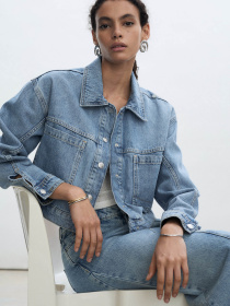 Джинсовая куртка MANGO модель 77060355_TM Фото