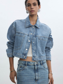 Джинсовая куртка MANGO модель 77060355_TM Джинсовая куртка MANGO модель 77060355_TM Фото