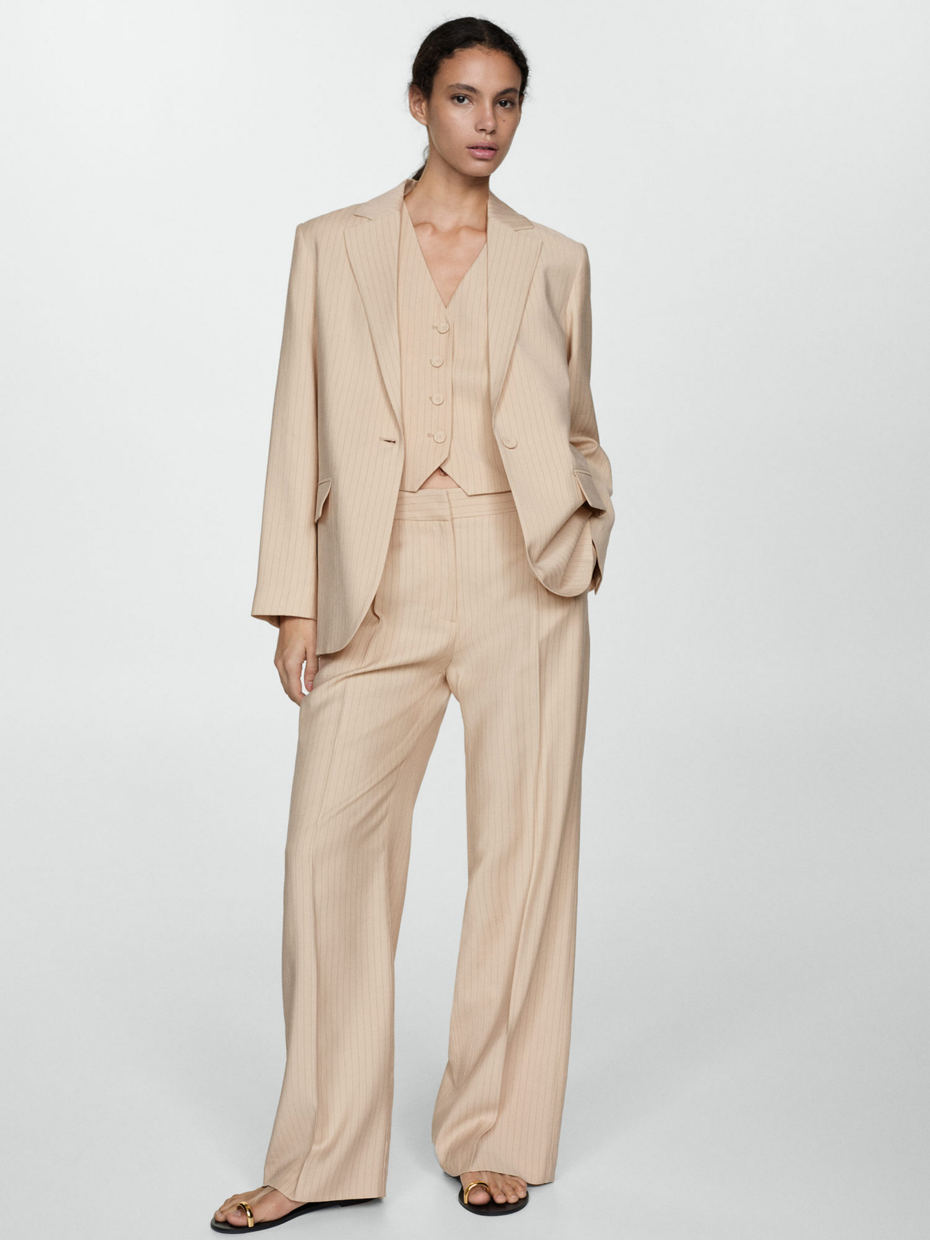 Жилет классический MANGO модель 77064025_8 Фото