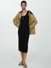 Платье миди MANGO модель 77064051_99 Фото