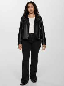 Шкіряна куртка MANGO модель 77064057_99 Фото