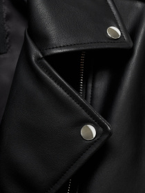 Шкіряна куртка MANGO модель 77064057_99 Фото