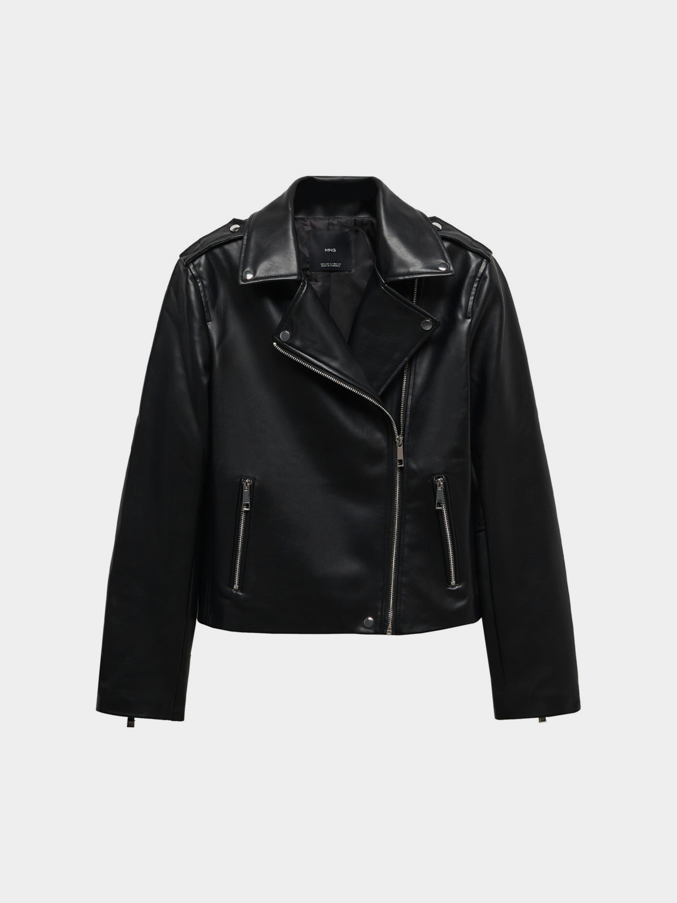 Шкіряна куртка MANGO модель 77064057_99 Шкіряна куртка MANGO модель 77064057_99 Фото
