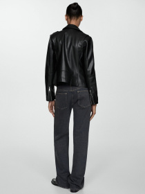 Шкіряна куртка MANGO модель 77064057_99 Шкіряна куртка MANGO модель 77064057_99 Фото