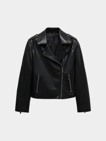 Шкіряна куртка MANGO модель 77064057_99 Шкіряна куртка MANGO модель 77064057_99 Фото