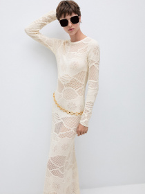 Платье макси MANGO модель 77064065_2 Фото