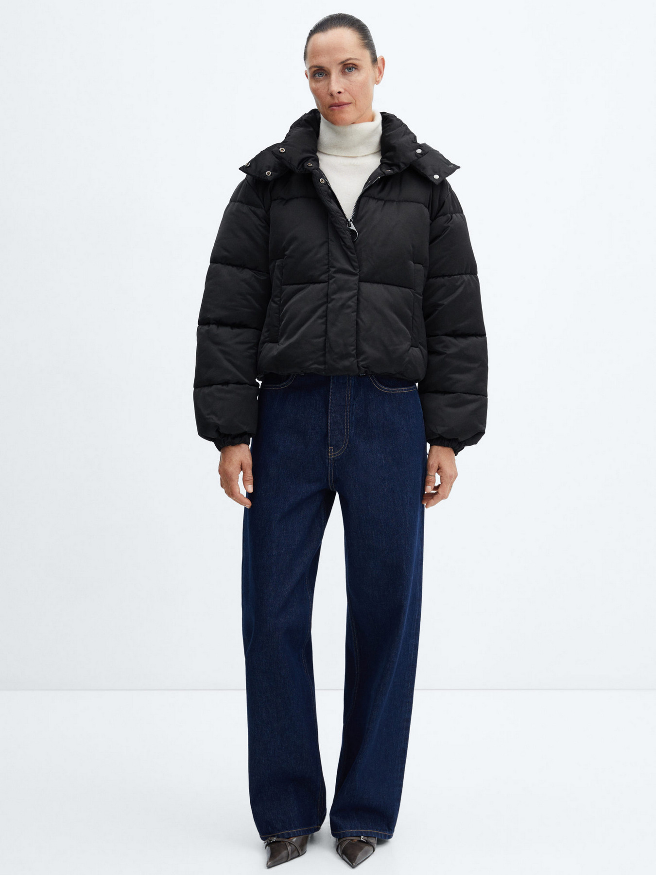 Зимова куртка MANGO Satini модель 57028268_99 Фото