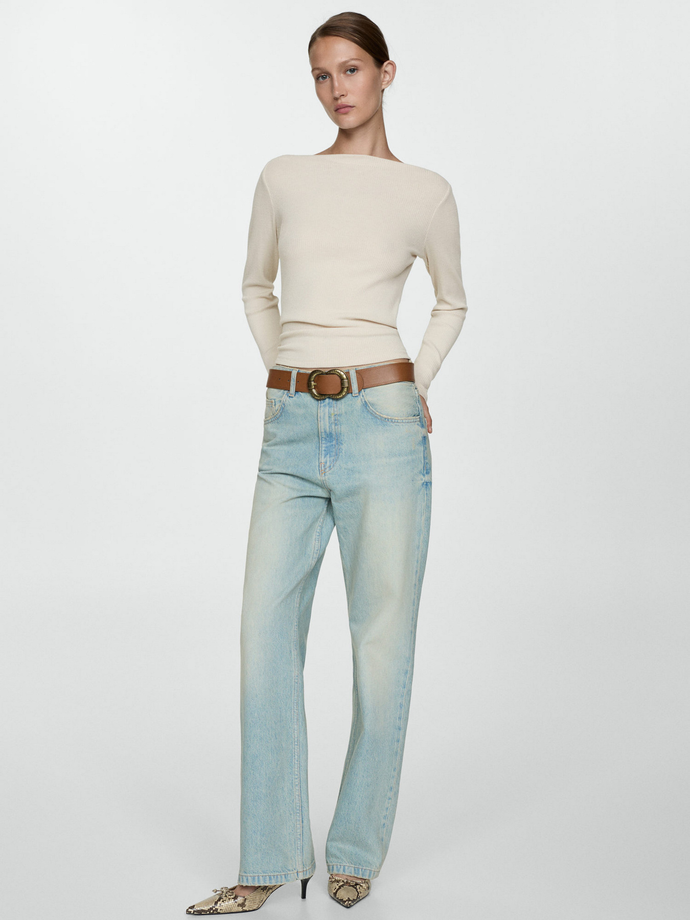 Лонгслив MANGO модель 77064769_7 Фото