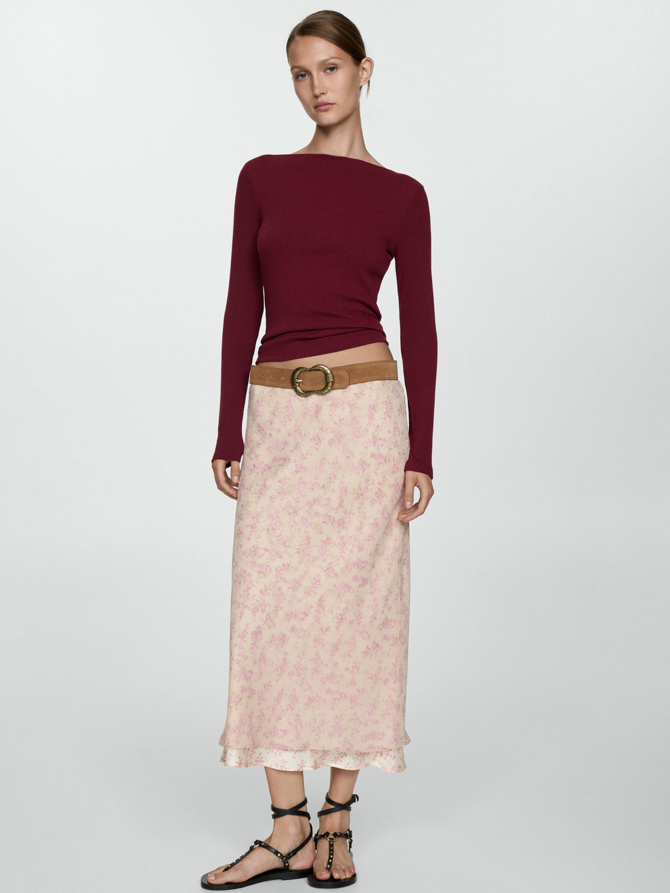 Лонгслів MANGO модель 77064769_76 Фото