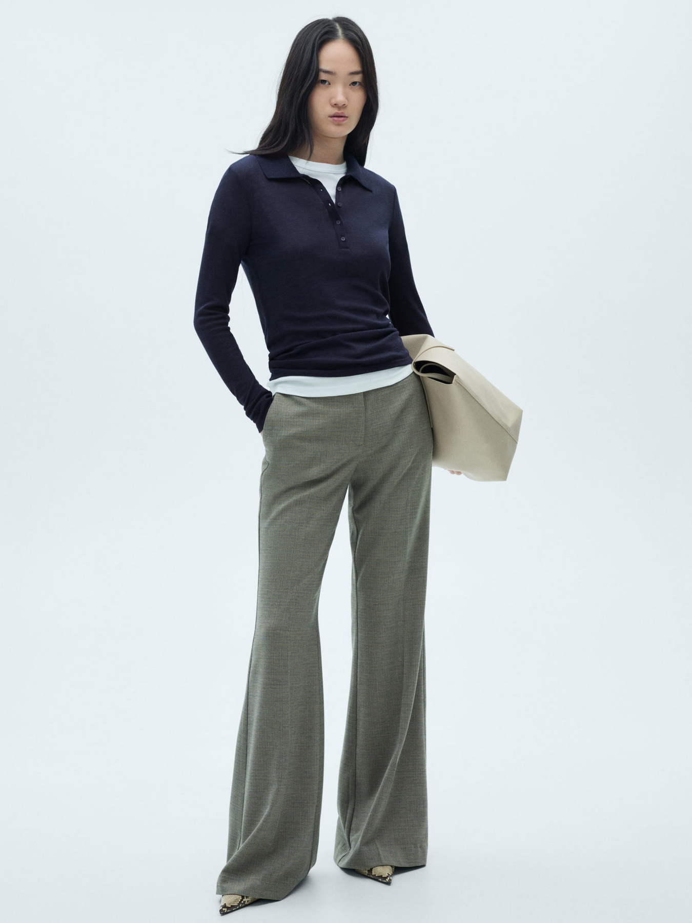 Поло MANGO модель 77065653_56 Фото