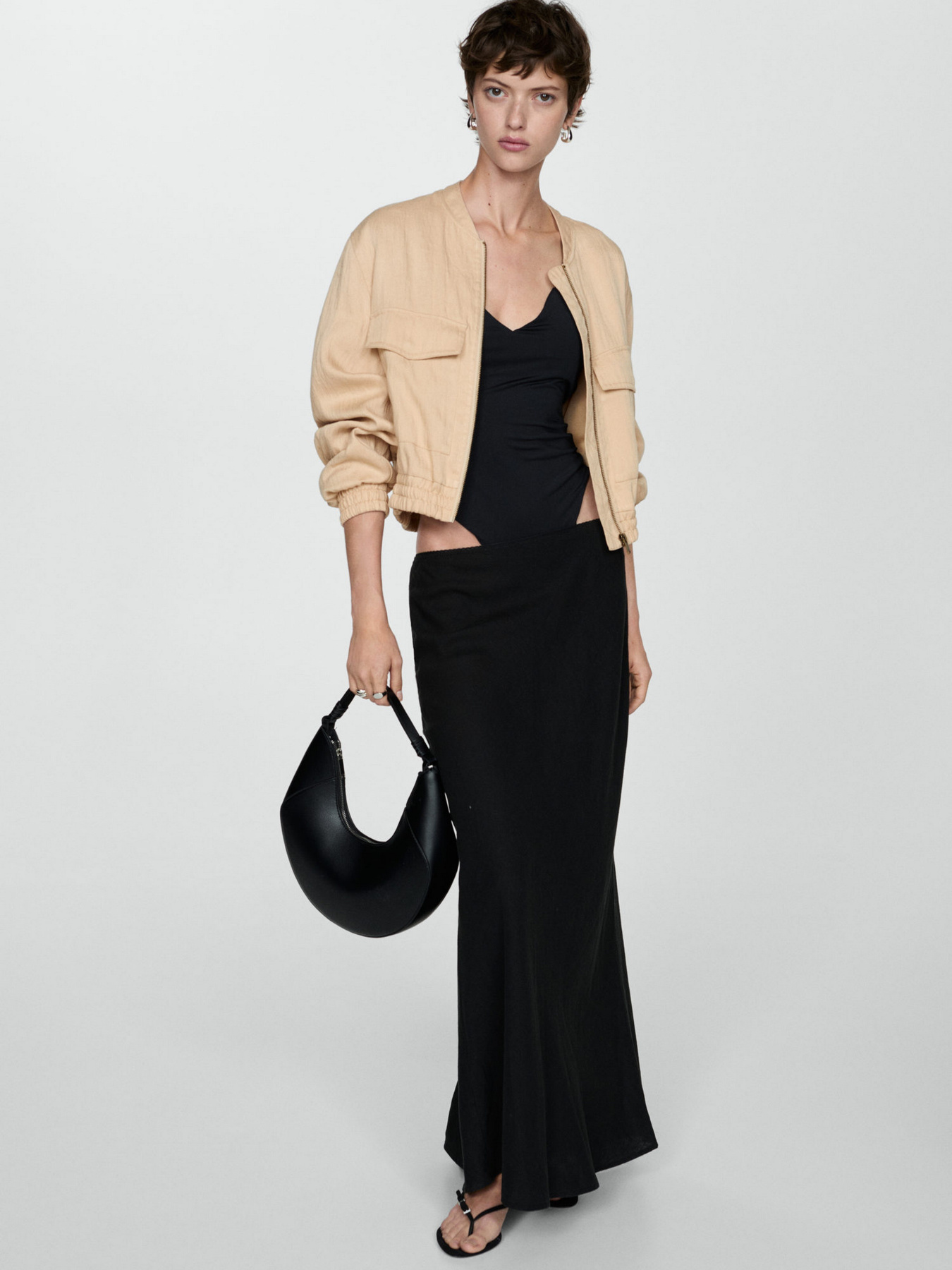 Бомбер MANGO модель 77072916_8 Бомбер MANGO модель 77072916_8 Фото