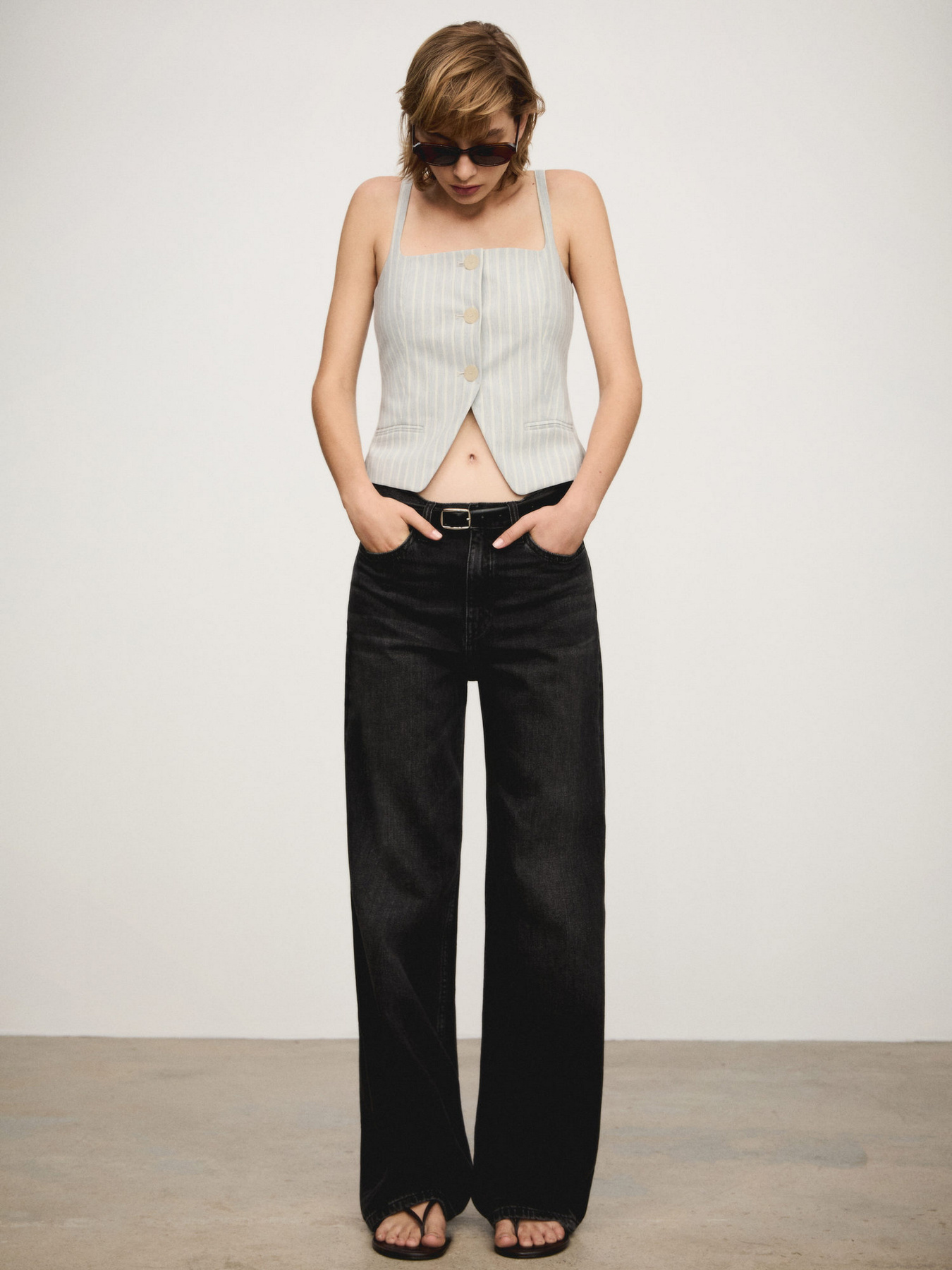 Классический жилет MANGO модель 77073270_50 Фото