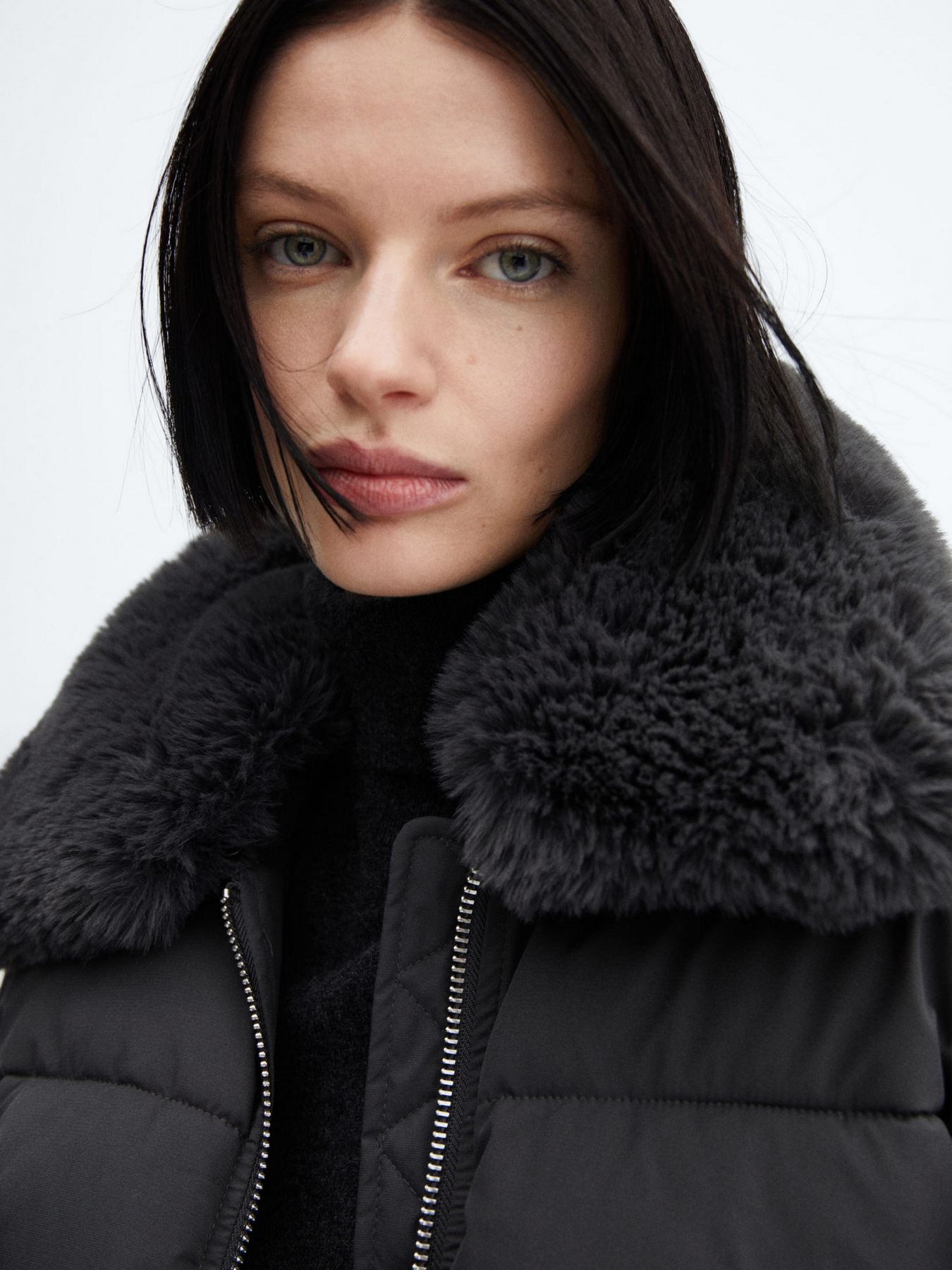 Зимняя куртка MANGO Twist модель 57018269_96 Фото