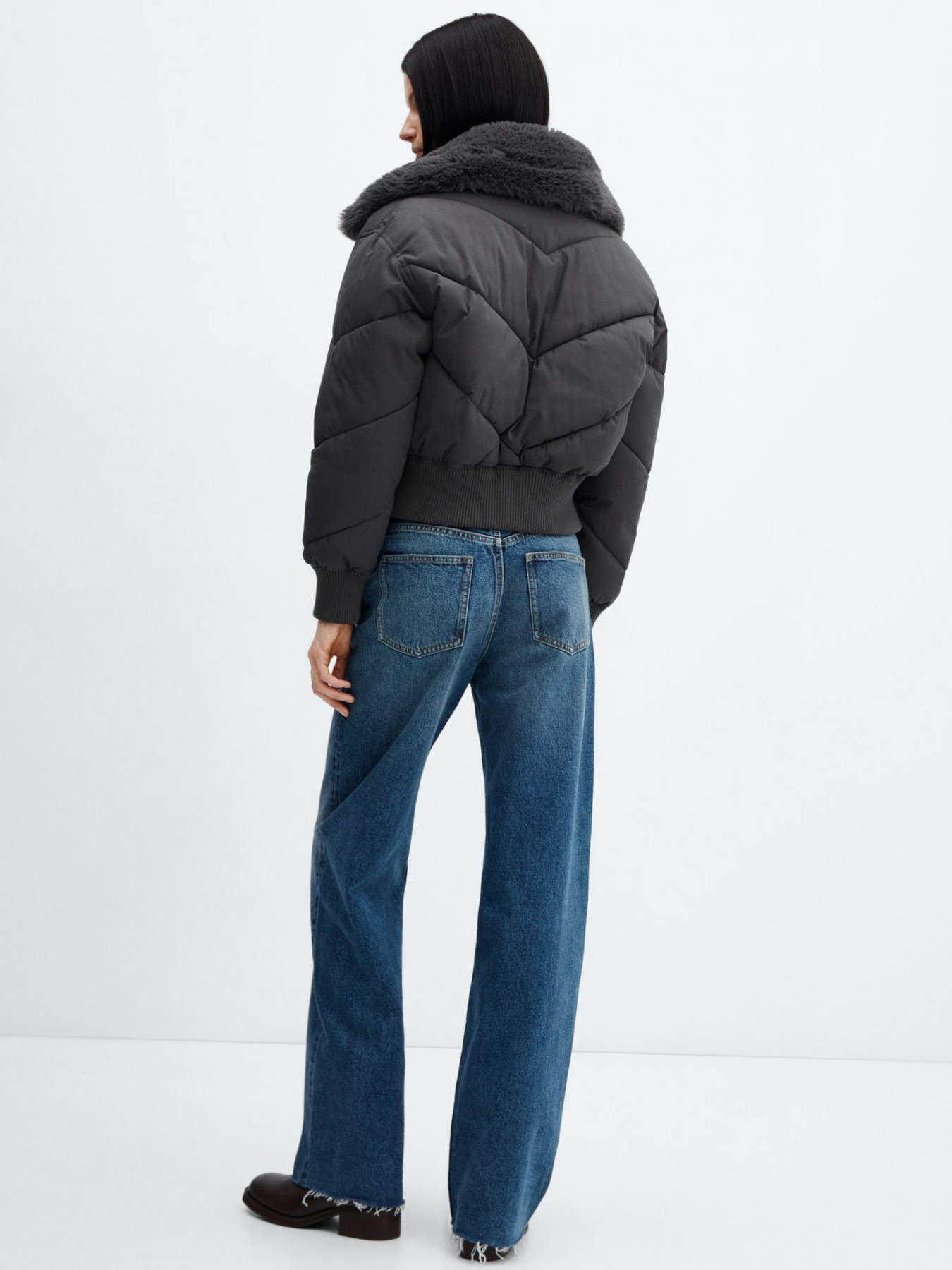 Зимняя куртка MANGO Twist модель 57018269_96 Фото