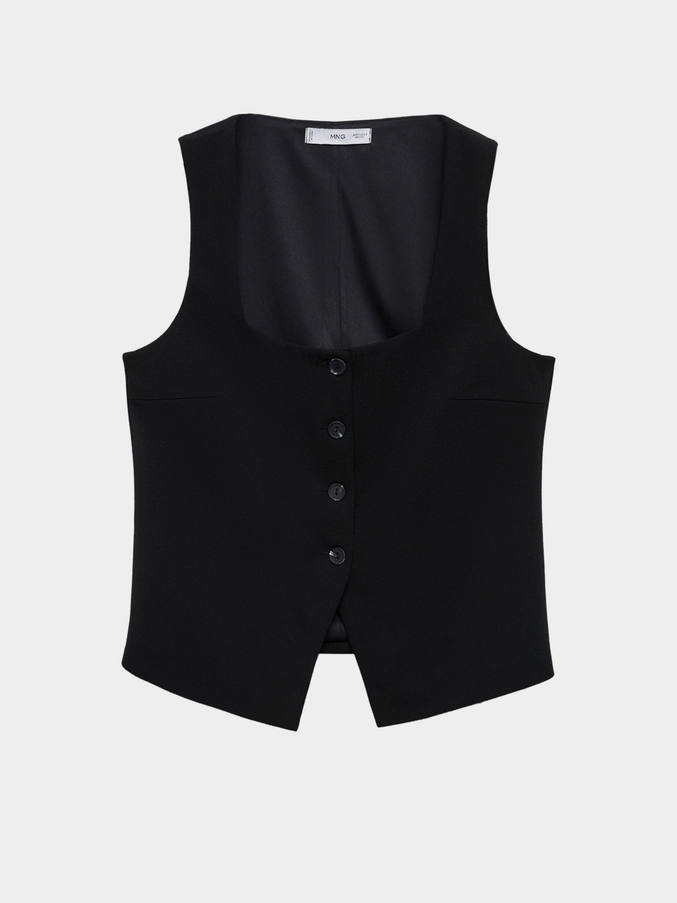 Жилет классический MANGO модель 77074026_99 Фото