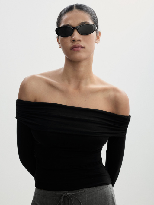 Лонгслив MANGO модель 77074030_99 Фото