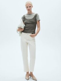 Прямые джинсы MANGO модель 77074035_5 Фото