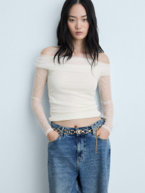 Лонгслів MANGO модель 77074796_2 Фото