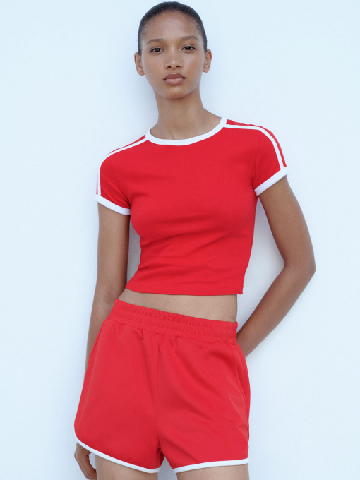 Повсякденні шорти MANGO модель 77082926_71 Фото