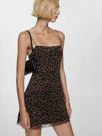 Платье мини MANGO модель 77082936_9 Фото