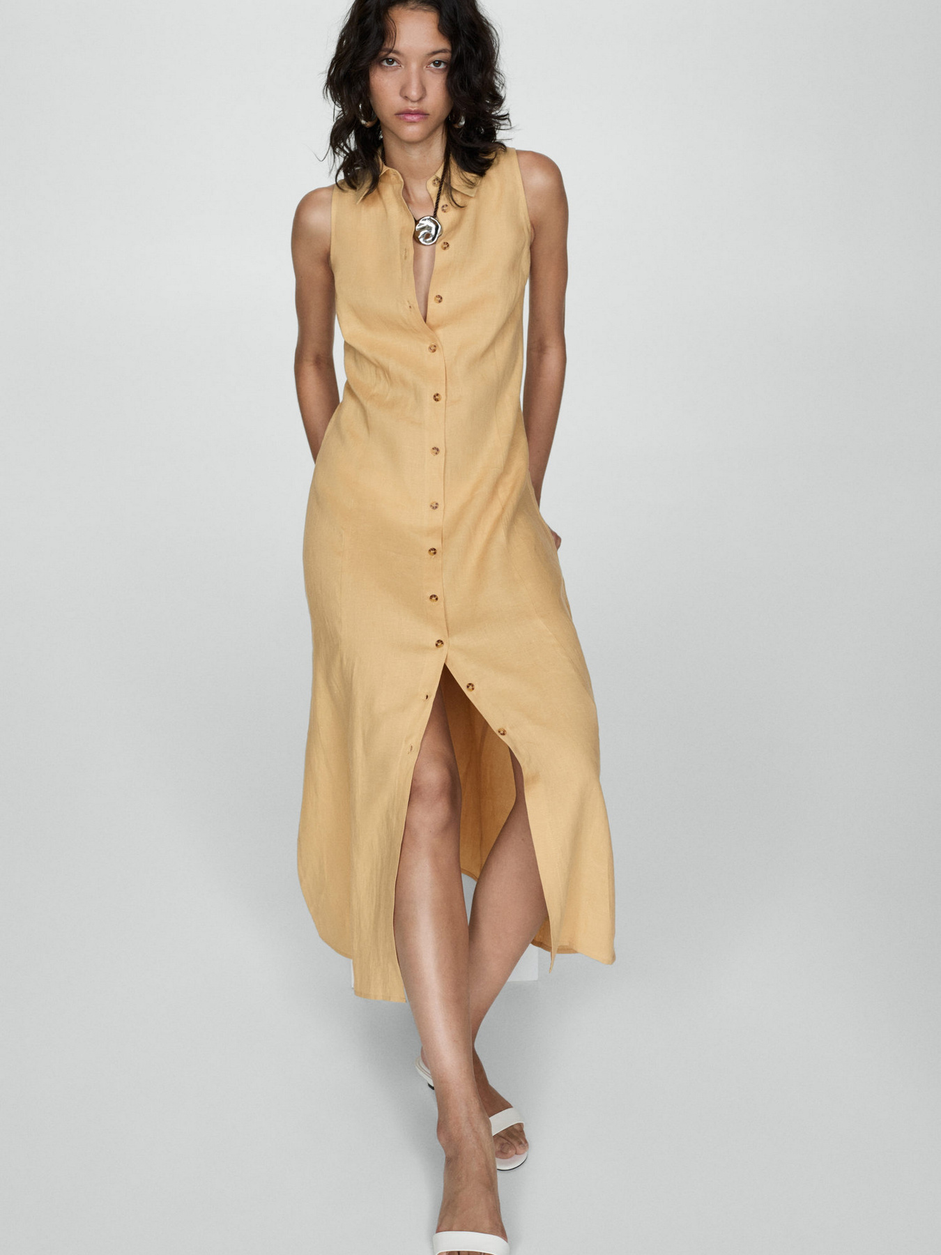 Платье миди MANGO модель 77083274_16 Фото