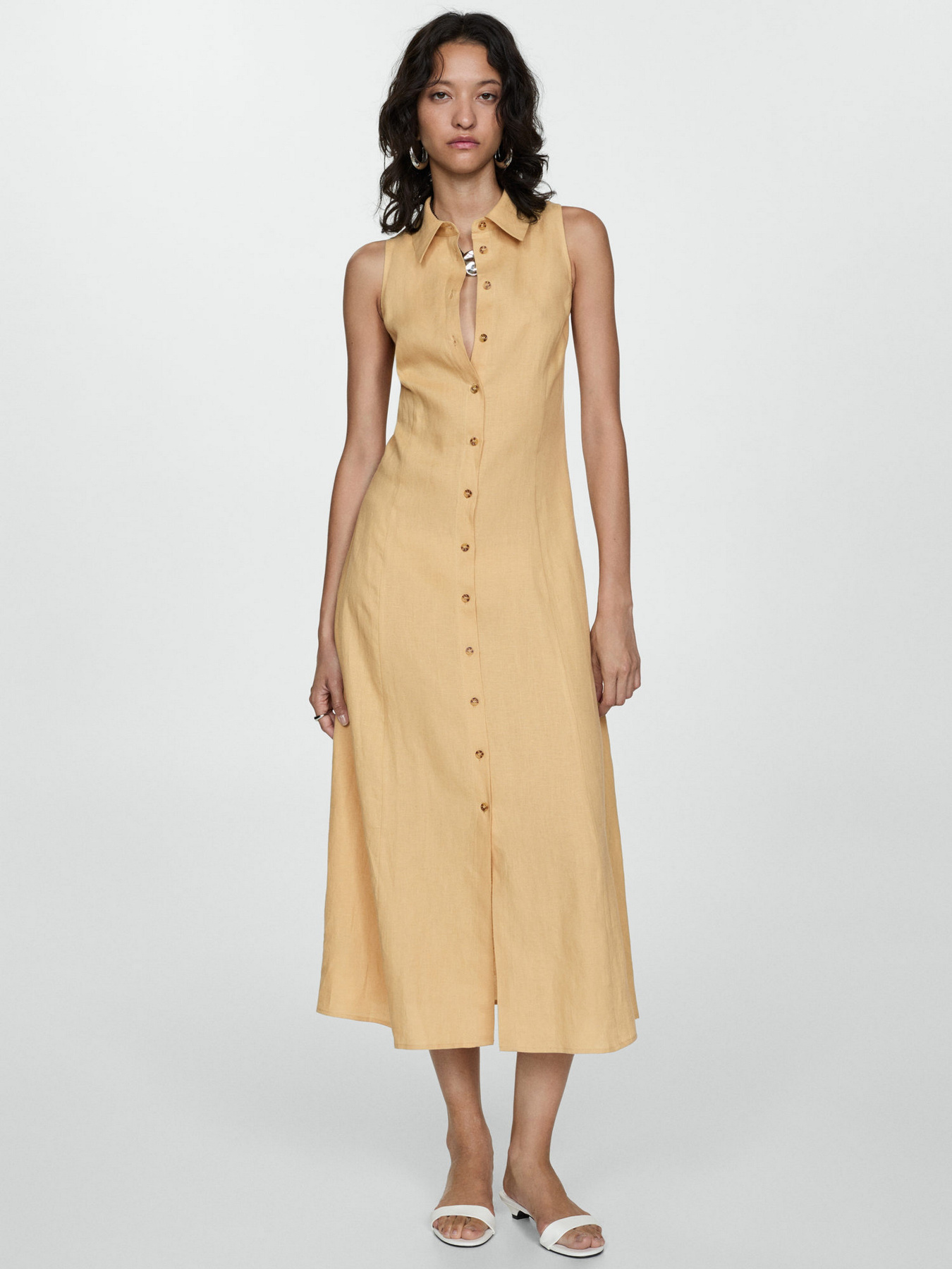 Платье миди MANGO модель 77083274_16 Фото