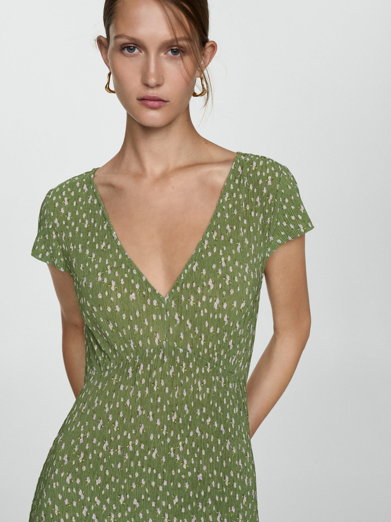 Платье миди MANGO модель 77084034_43 Фото