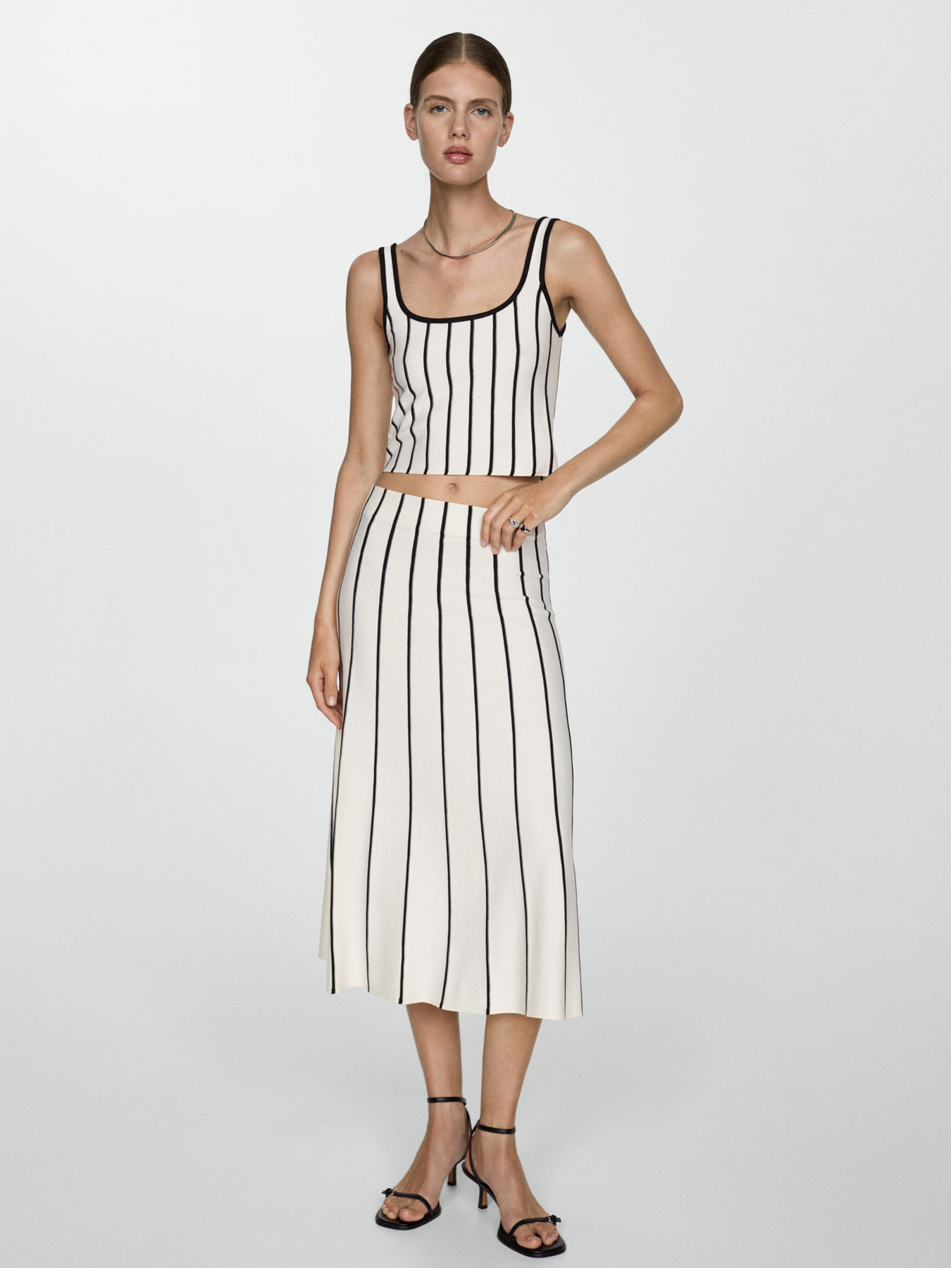 Спідниця міді MANGO модель 77084060_5 Фото