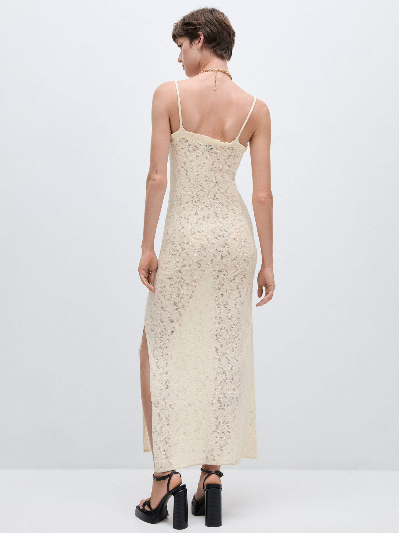 Платье миди MANGO модель 77084064_5 Фото