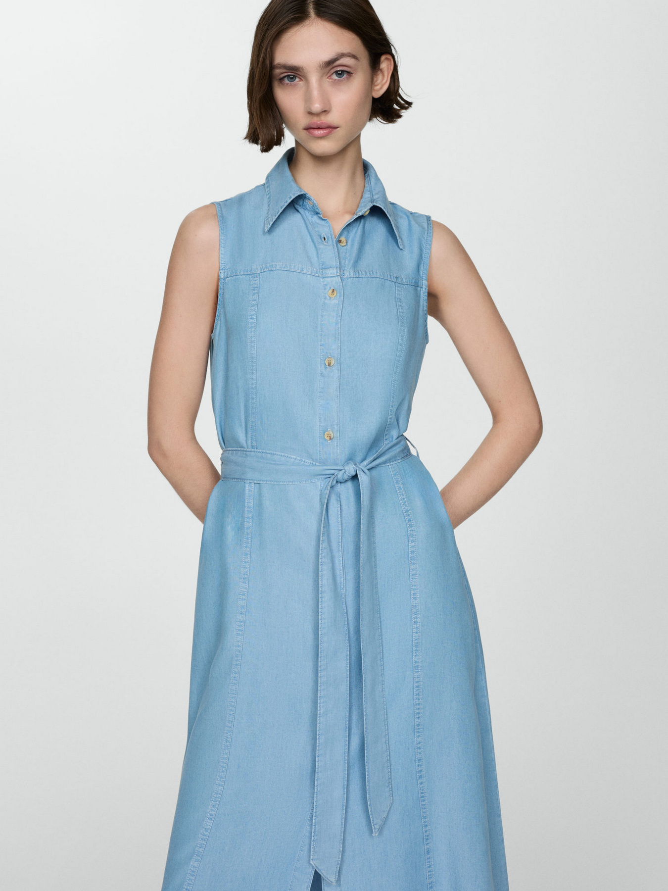 Платье миди MANGO модель 77090371_TC Фото