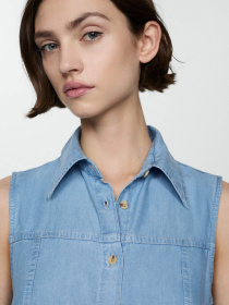 Платье миди MANGO модель 77090371_TC Фото