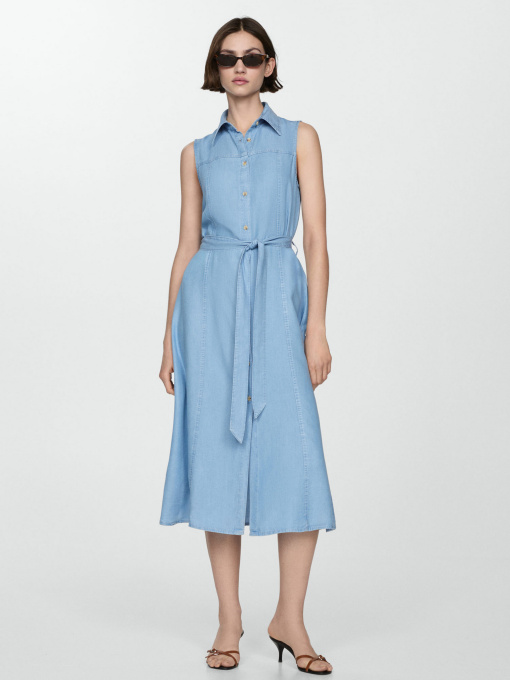 Платье миди MANGO модель 77090371_TC Фото