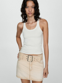 Юбка мини MANGO модель 77092914_7 Фото