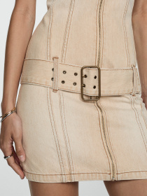 Платье мини MANGO модель 77092920_7 Фото