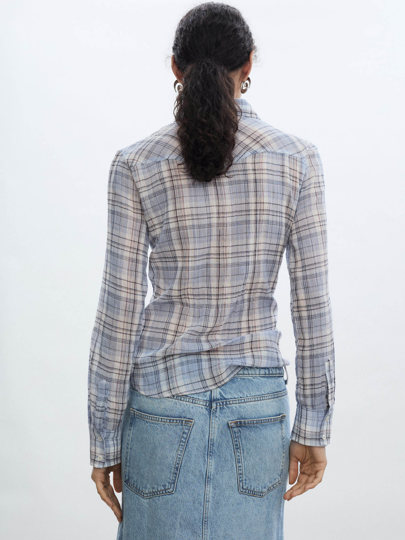 Сорочка повсякденна MANGO модель 77093262_52 Фото