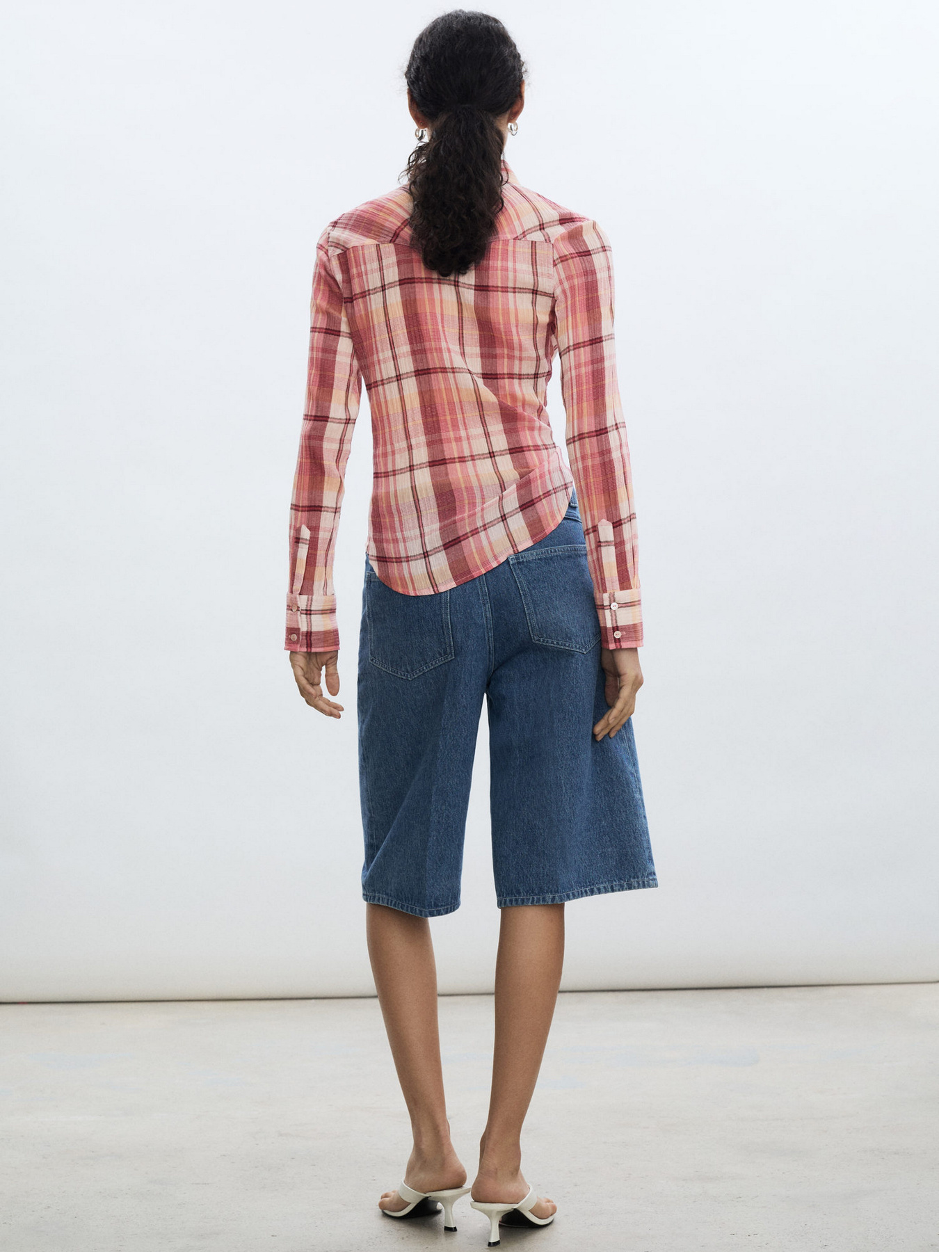 Рубашка повседневная MANGO модель 77093262_85 Фото