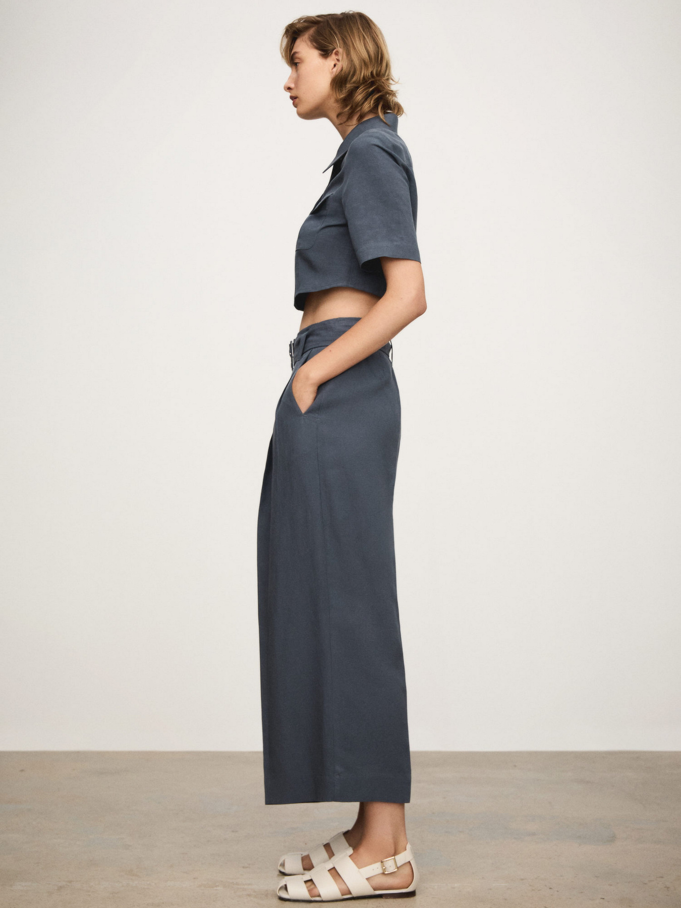 Рубашка повседневная MANGO модель 77093278_52 Рубашка повседневная MANGO модель 77093278_52 Фото