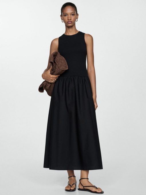 Платье миди MANGO модель 77093672_99 Фото