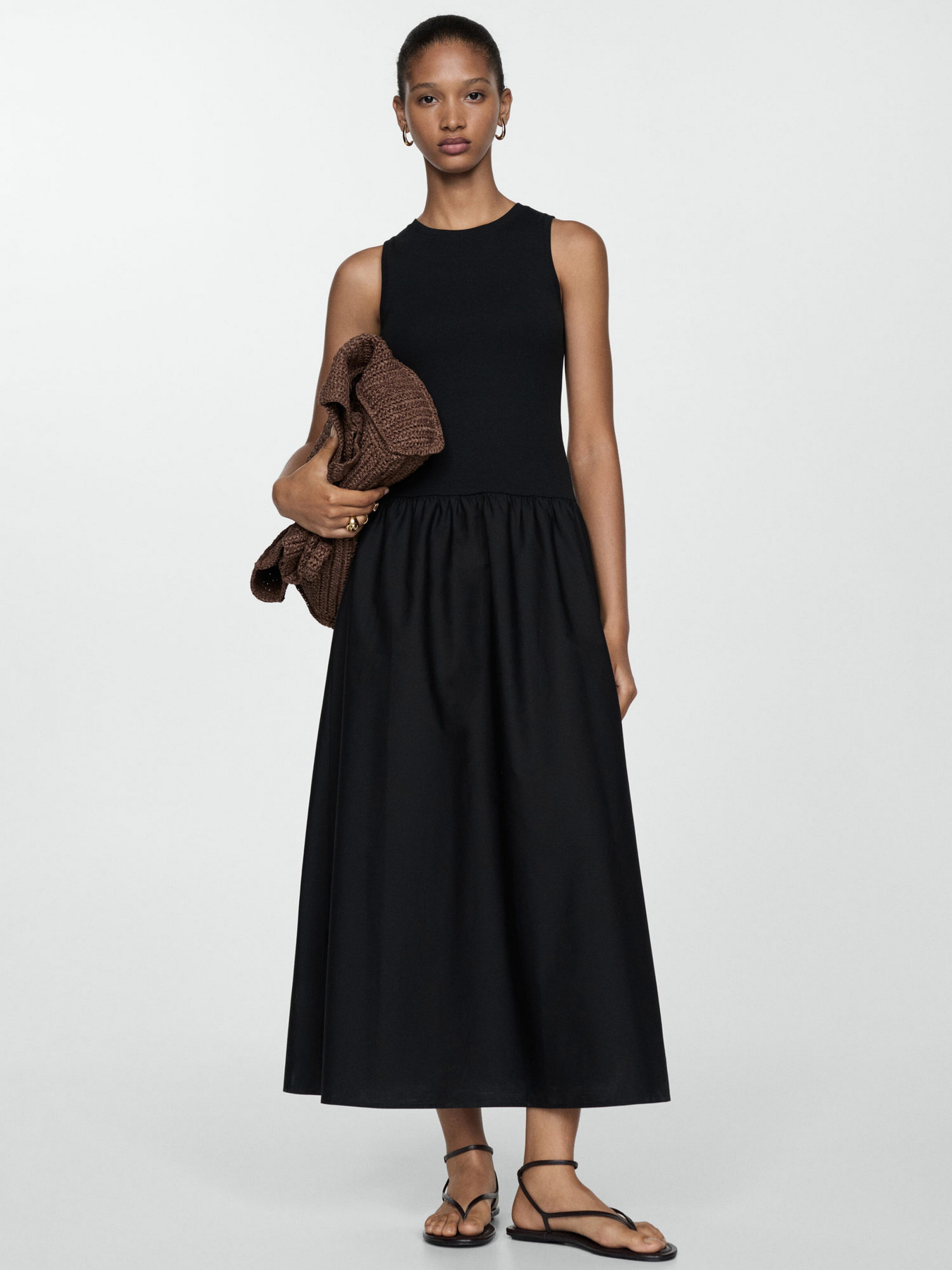 Платье миди MANGO модель 77093672_99 Фото