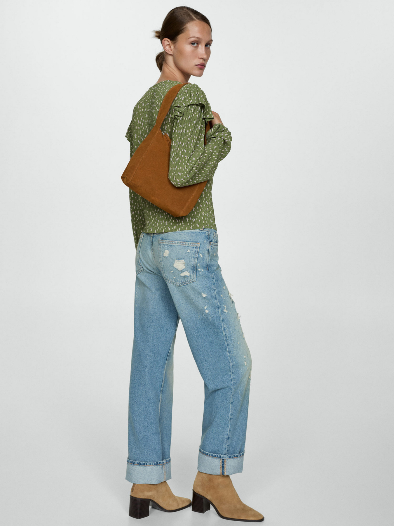 Блуза MANGO Модель 77094027_43 Фото